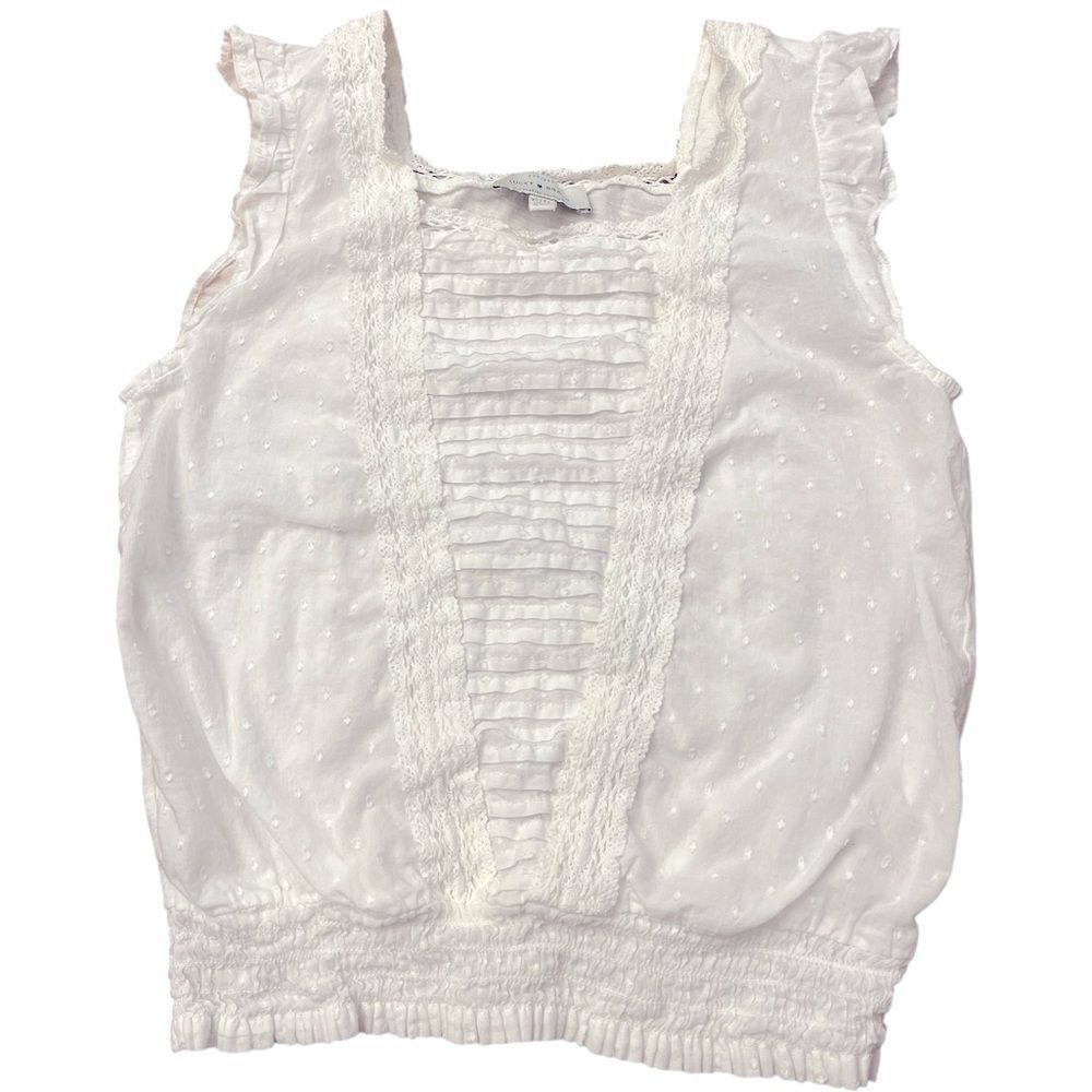 Womens’ Lucky Brand White Lace Tank Blouse Size S
